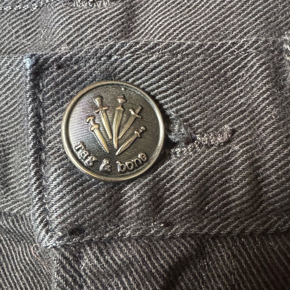 Petite True Black Rag & Bone Jeans - Picture 4 of 8